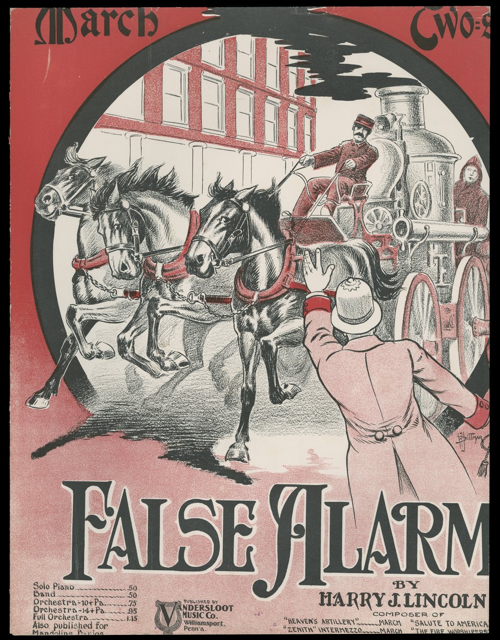 Alarme falso de Vandersloot Music Publishing Company