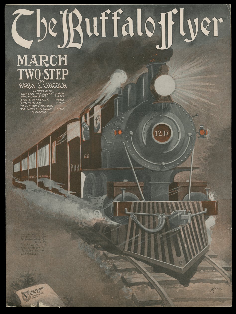 The Buffalo Flyer, c.1770-1959 (gravura) de Vandersloot Music Publishing Company