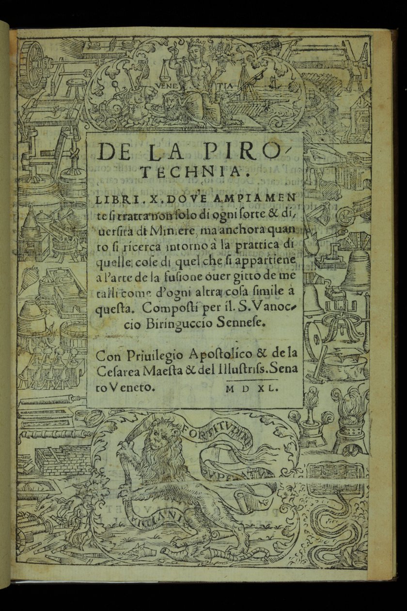 Pirotecnia de Vannoccio Biringucci