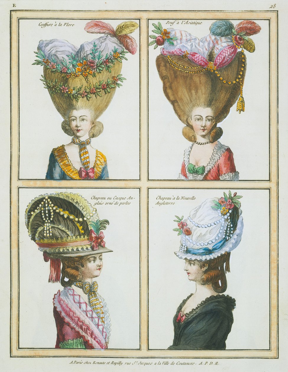 Galerie des modos et costumes francais ... (volume I) de Various Artists