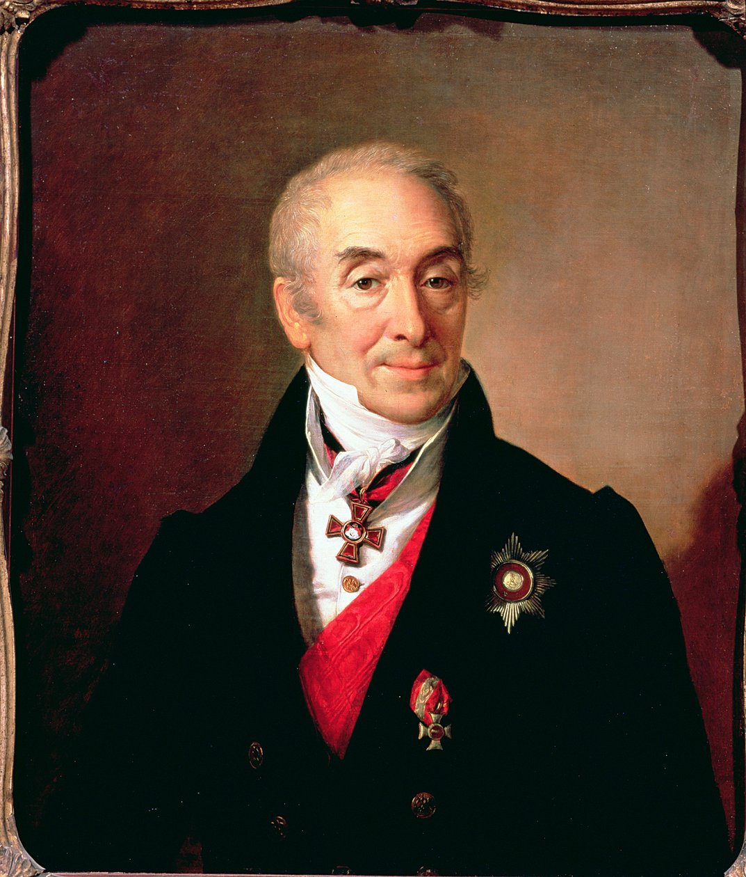 Retrato de S. Kushnikov, 1828 de Vasili Andreevich Tropinin