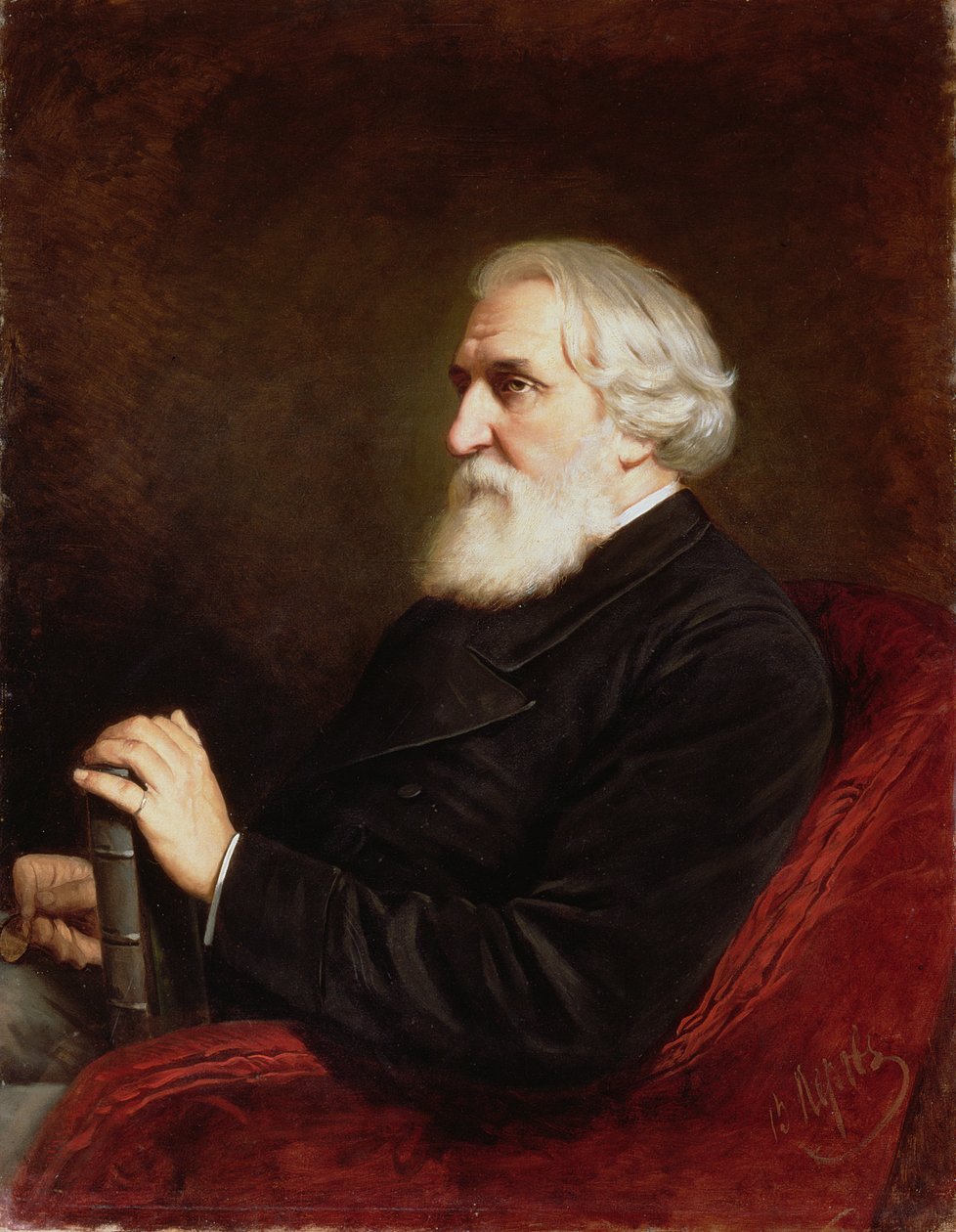 Retrato de Ivan Sergeevich Turgenev (1818-1883) 1872 de Vasili Grigorevich Perov
