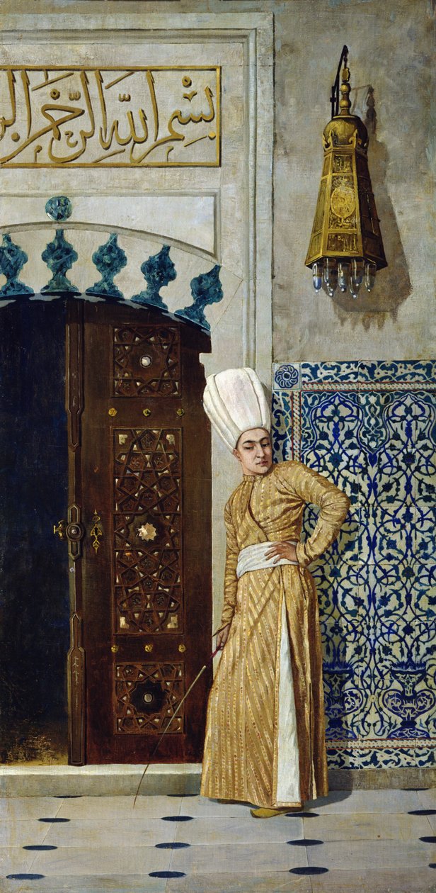 Um eunuco diante da porta do harém de Vasili Vasilievich Vereshchagin