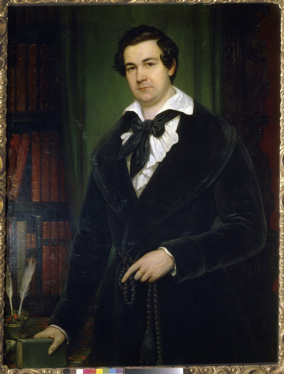 Retrato do Ator Vasily Andreevich Karatygin (1802-1853) par Tropininin, Vasili Andreyevich (1776-1857) de Vasili Andreevich Tropinin