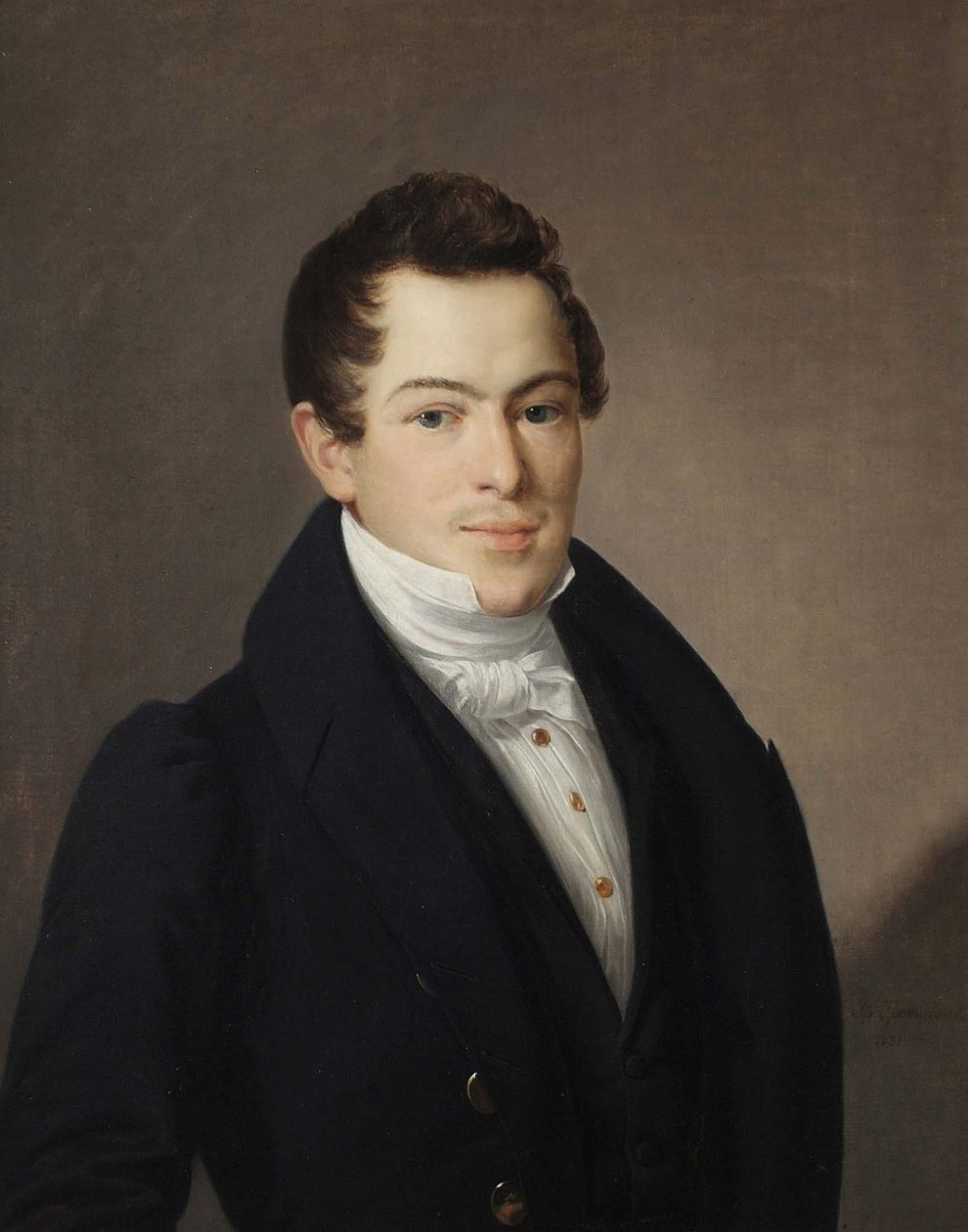 Retrato de Naumov, 1831 de Vasili Andreevich Tropinin
