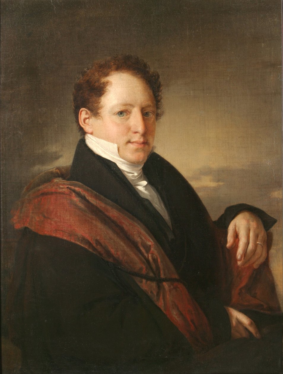 Retrato de Stepan Dmitriyevich Nechayev 1792-1860, 1830 de Vasili Andreevich Tropinin