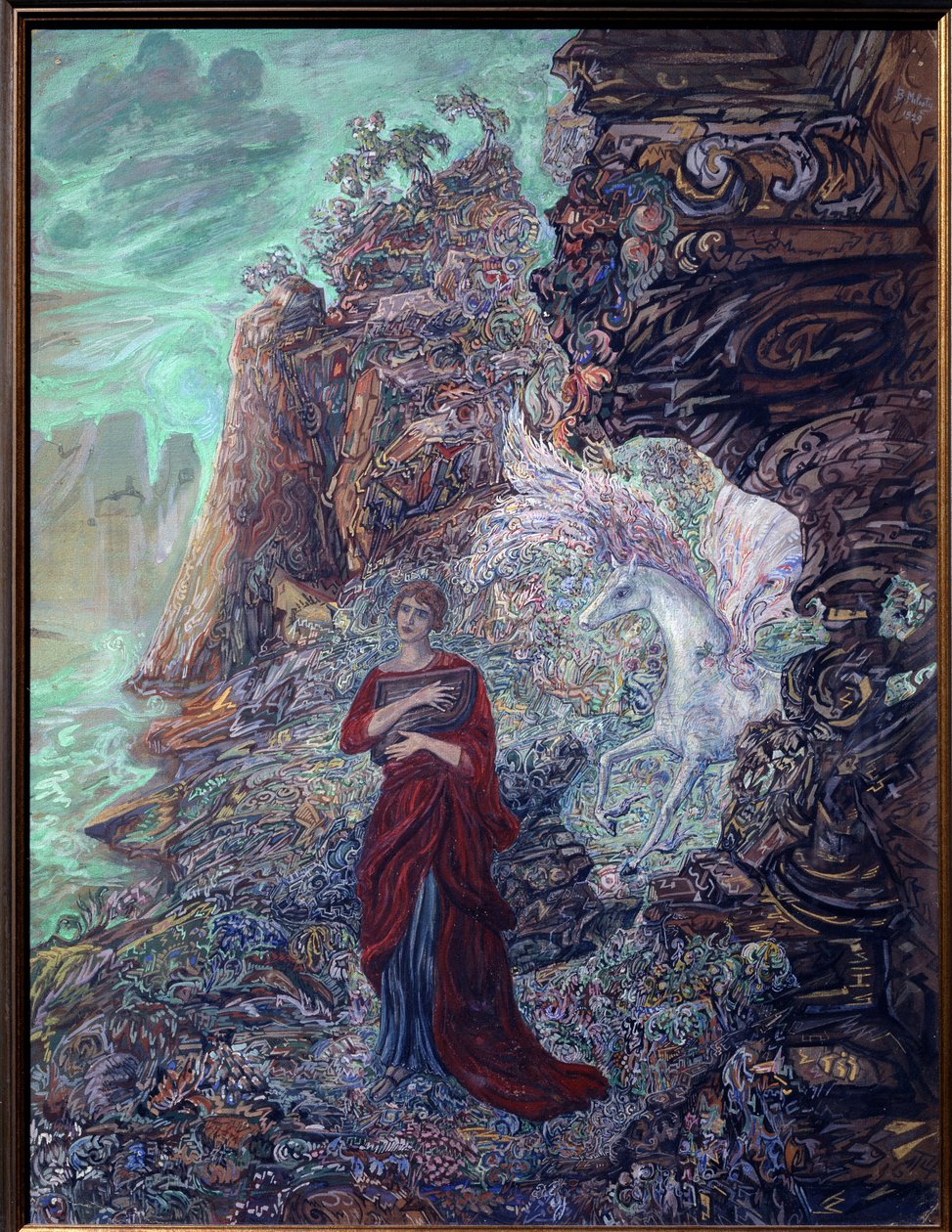 Sappho e Pegasus de Vasili Dmitrievich Millioti