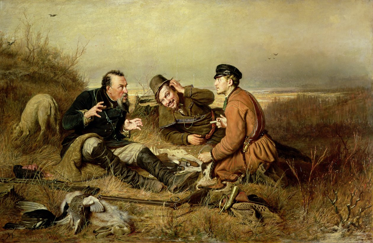 Caçadores, 1816 de Vasili Grigorevich Perov