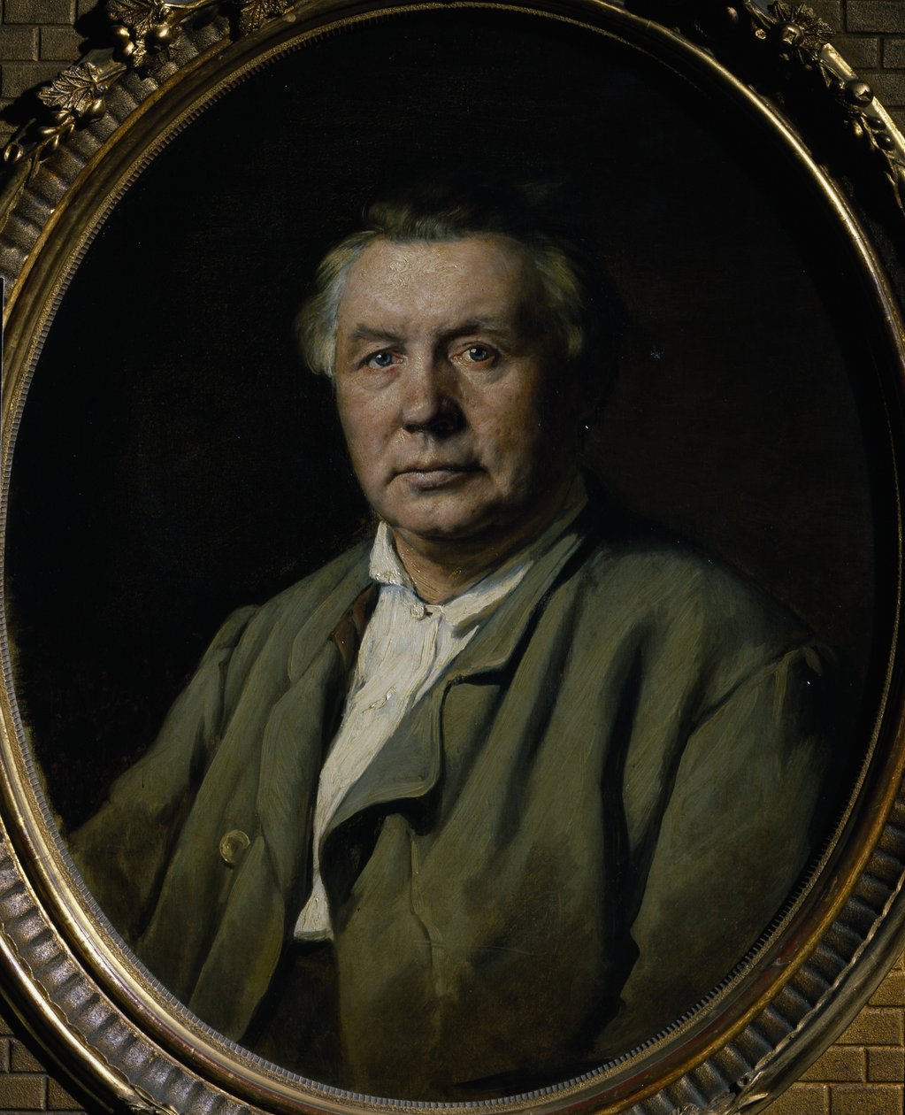 Retrato do pintor PS Stepanov, 1870 de Vasili Grigorevich Perov