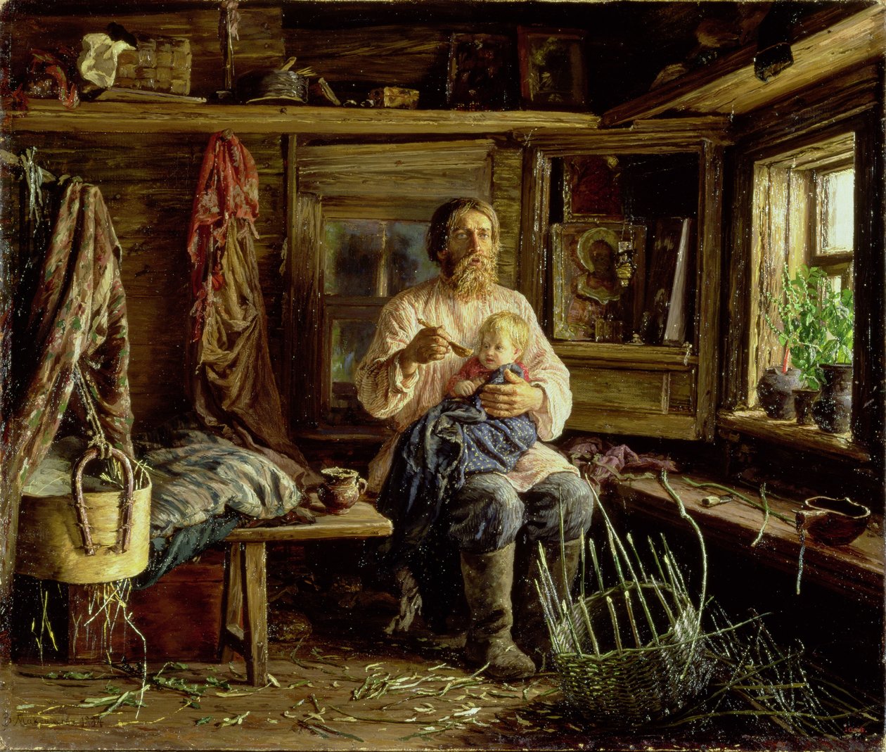 O marido cego, 1884 de Vasili Maksimovich Maksimov