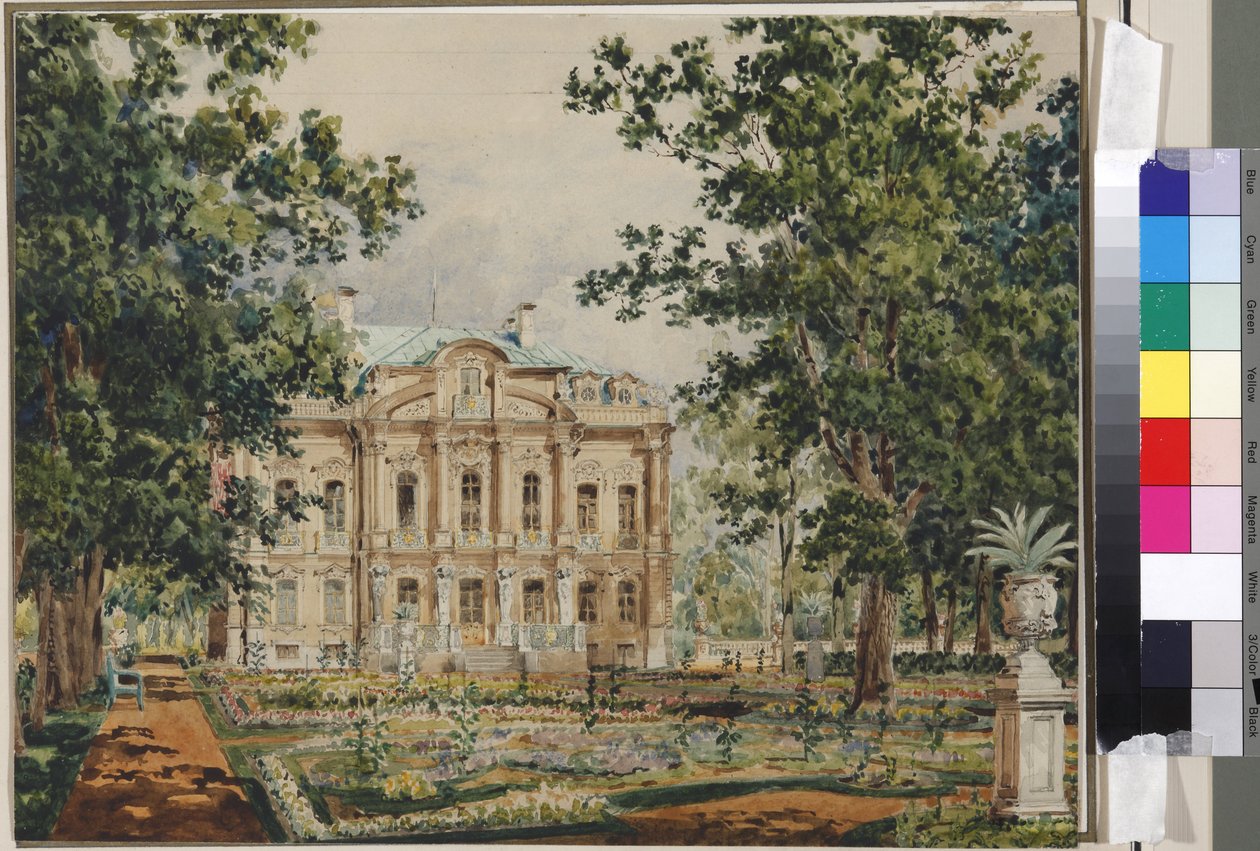Dacha próprio do Imperador Alexandre II em Peterhof de Vasili Semenovich Sadovnikov