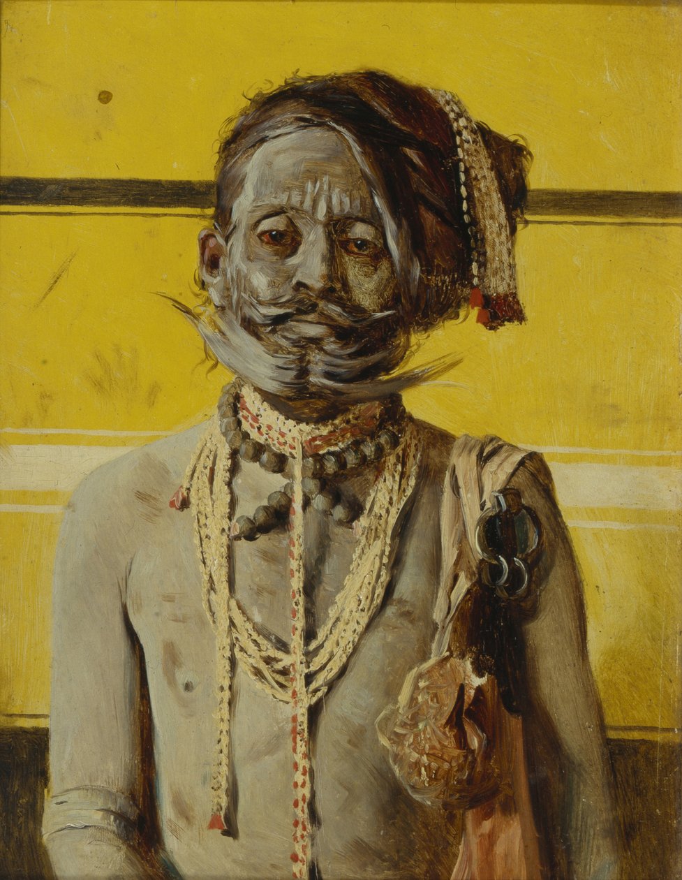 Um pobre, 1874-1876 de Vasili Vasilievich Vereshchagin