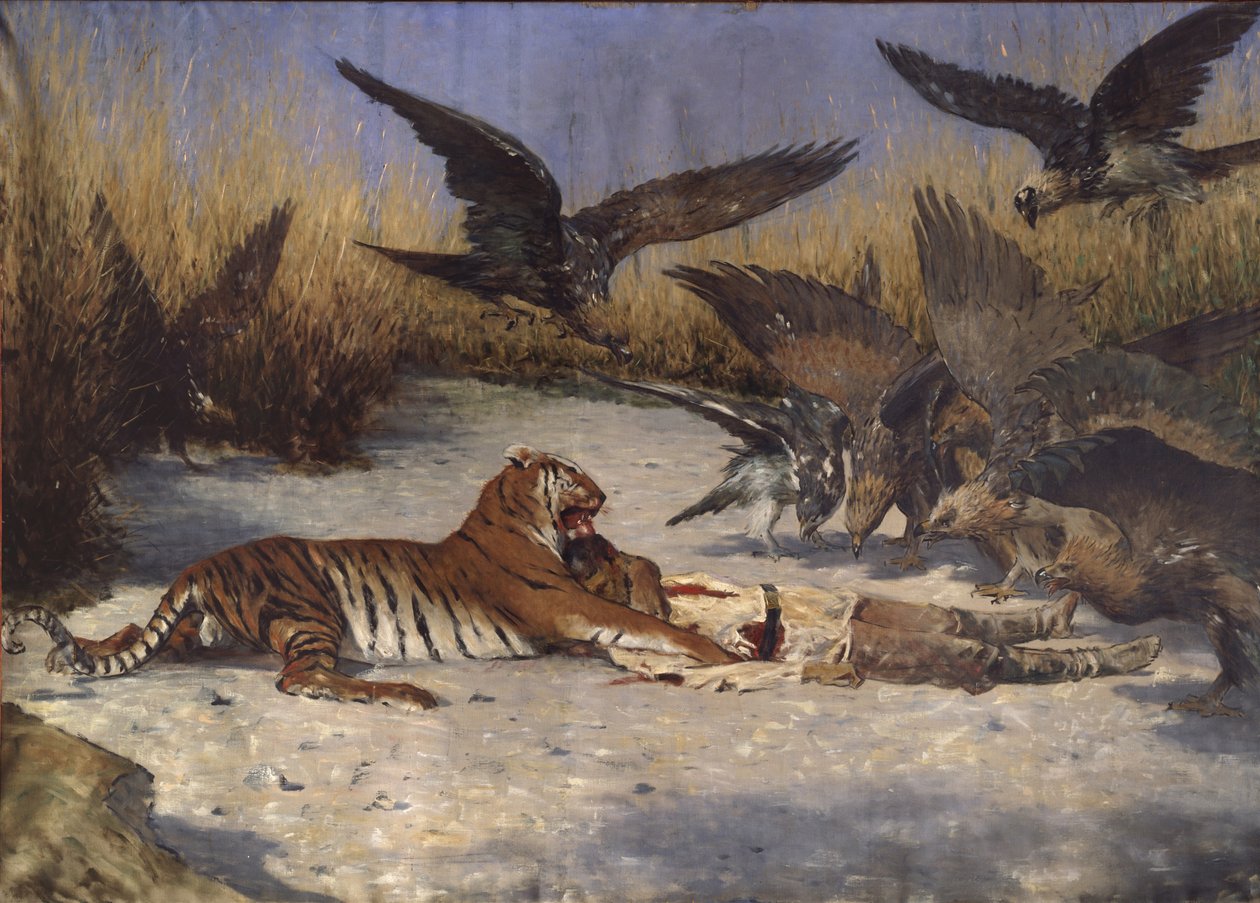 Um comedor de homens, 1870s-1880s de Vasili Vasilievich Vereshchagin