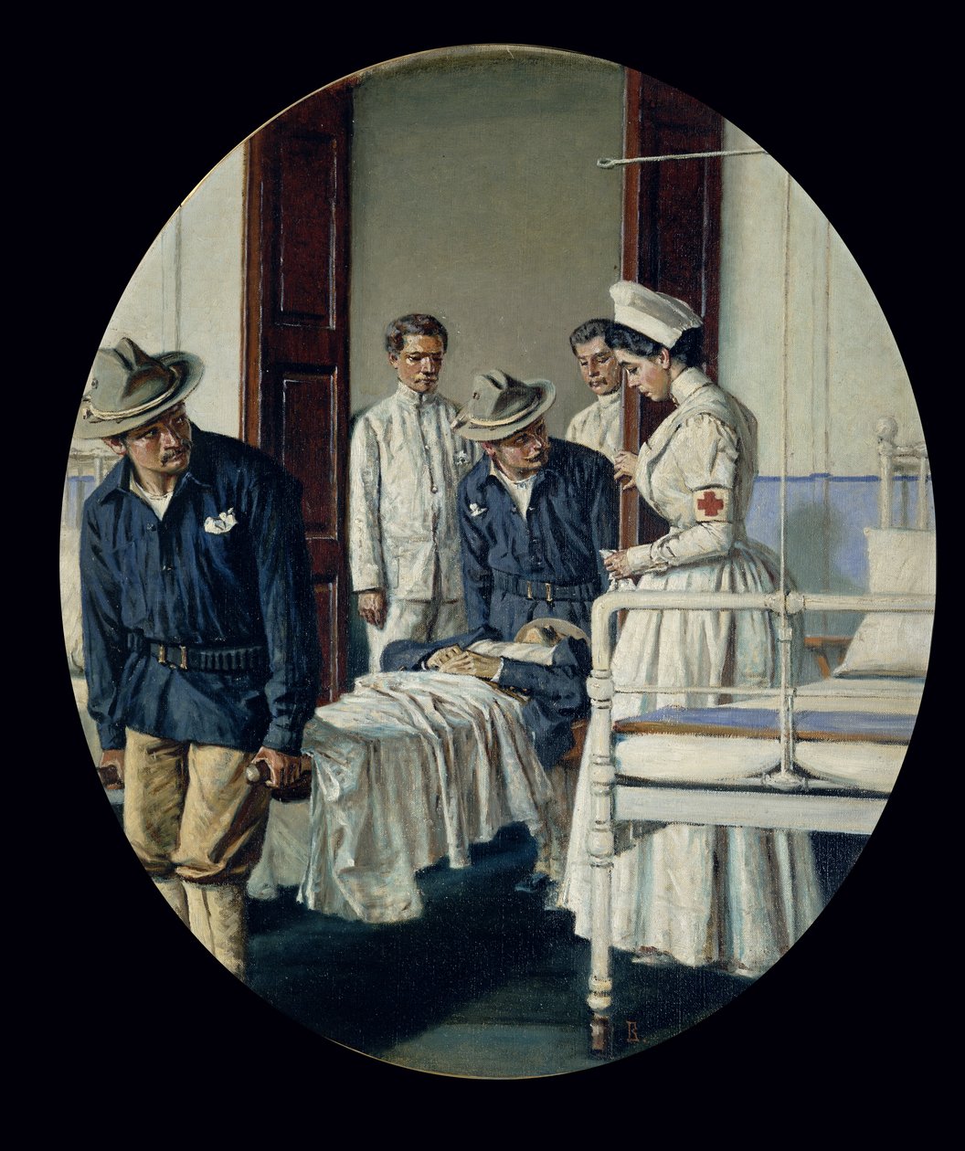 Em um hospital militar de Vasili Vasilievich Vereshchagin