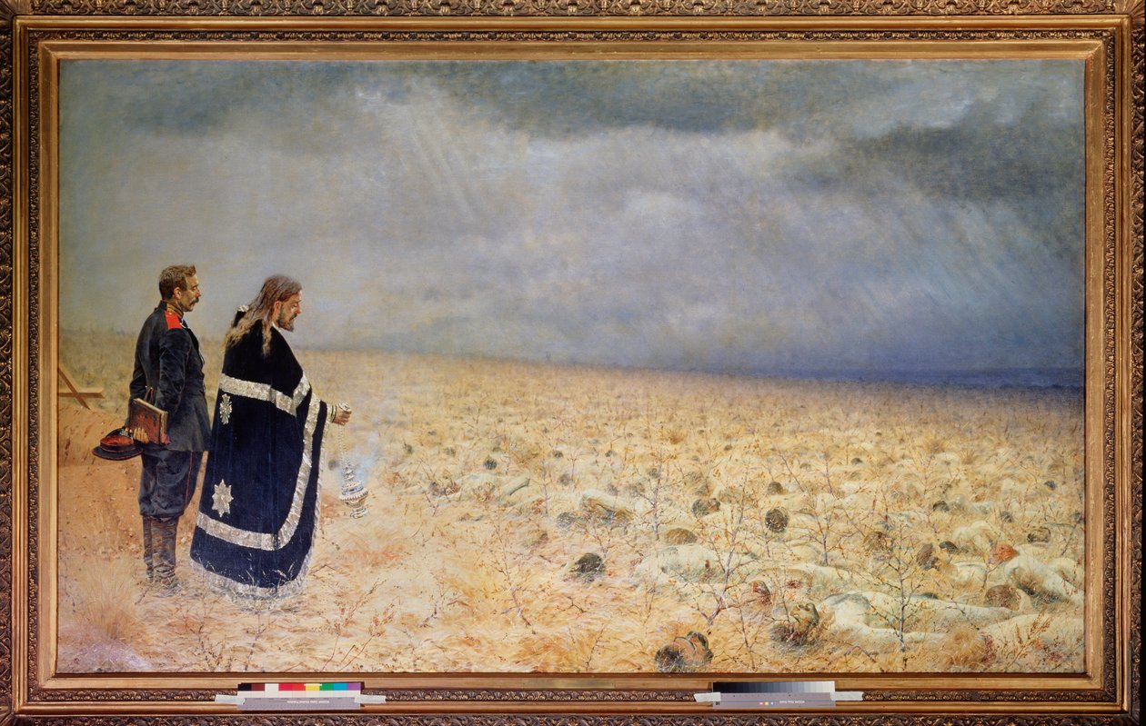 Os vencidos, Requiem (Após o cerco de Pleven (Plevna) na Bulgária, guerra russo-turca de Vasili Vasilievich Vereshchagin