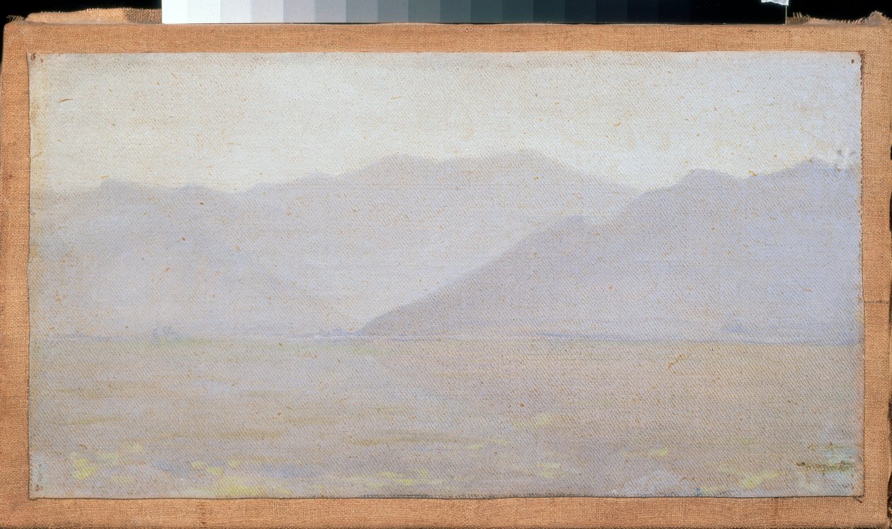 Matin au Cachemire (Inde) (Manhã em Caxemira) - Peinture de Vasili Vasilyevich Vereshchagin (Vassili Verechtchaguine) (1842-1904), huile sur toile de Vasili Vasilievich Vereshchagin