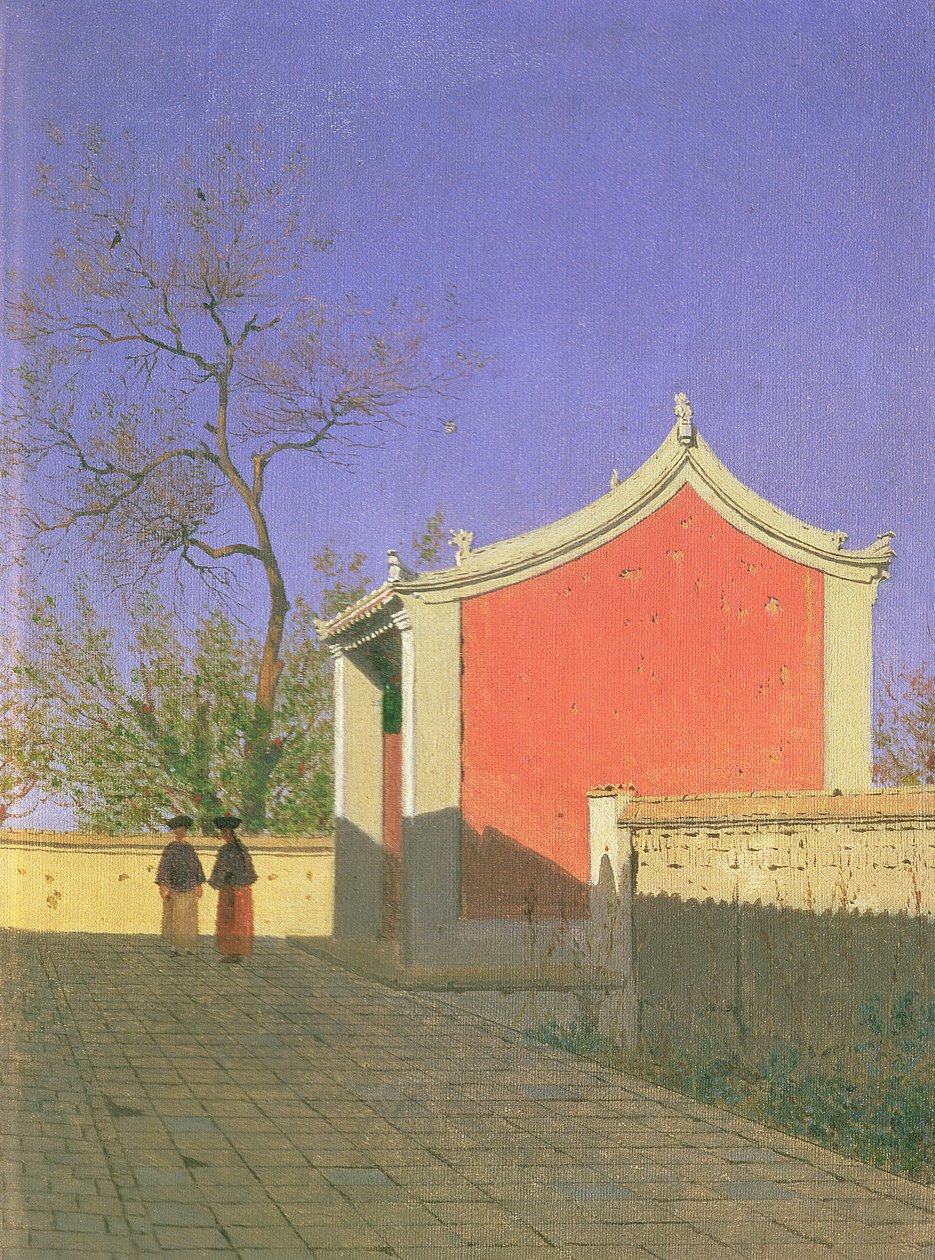 Casa de reunião dos Solones, Ak-Kent, 1869-70 de Vasili Vasilievich Vereshchagin