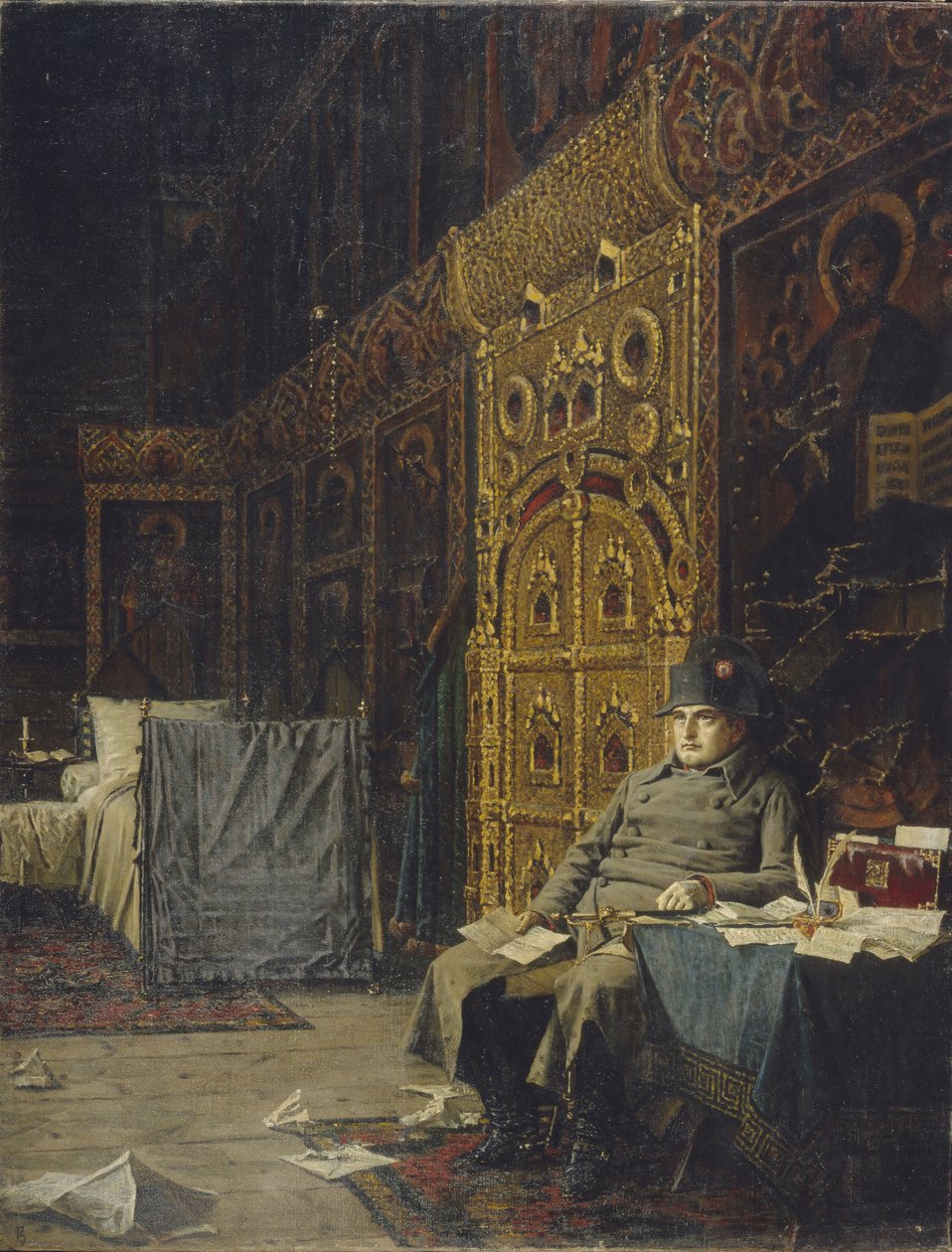 A caminho. Más notícias da França, 1899-1900 de Vasili Vasilievich Vereshchagin