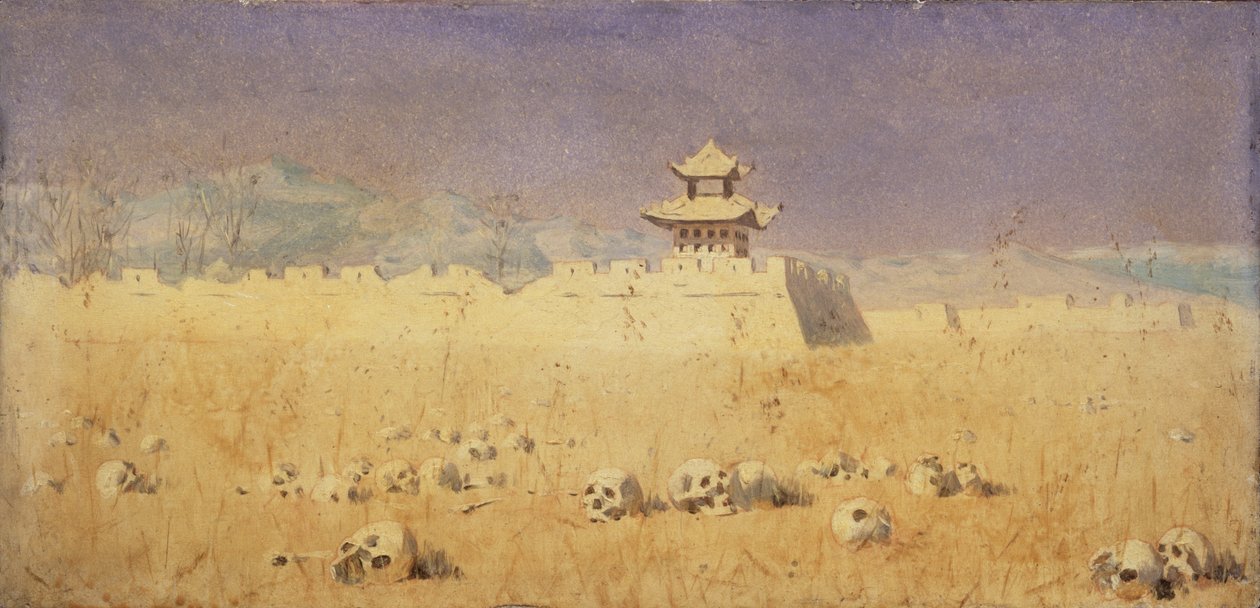 Ruínas em Chuguchak, Xinjiang, 1869 de Vasili Vasilievich Vereshchagin