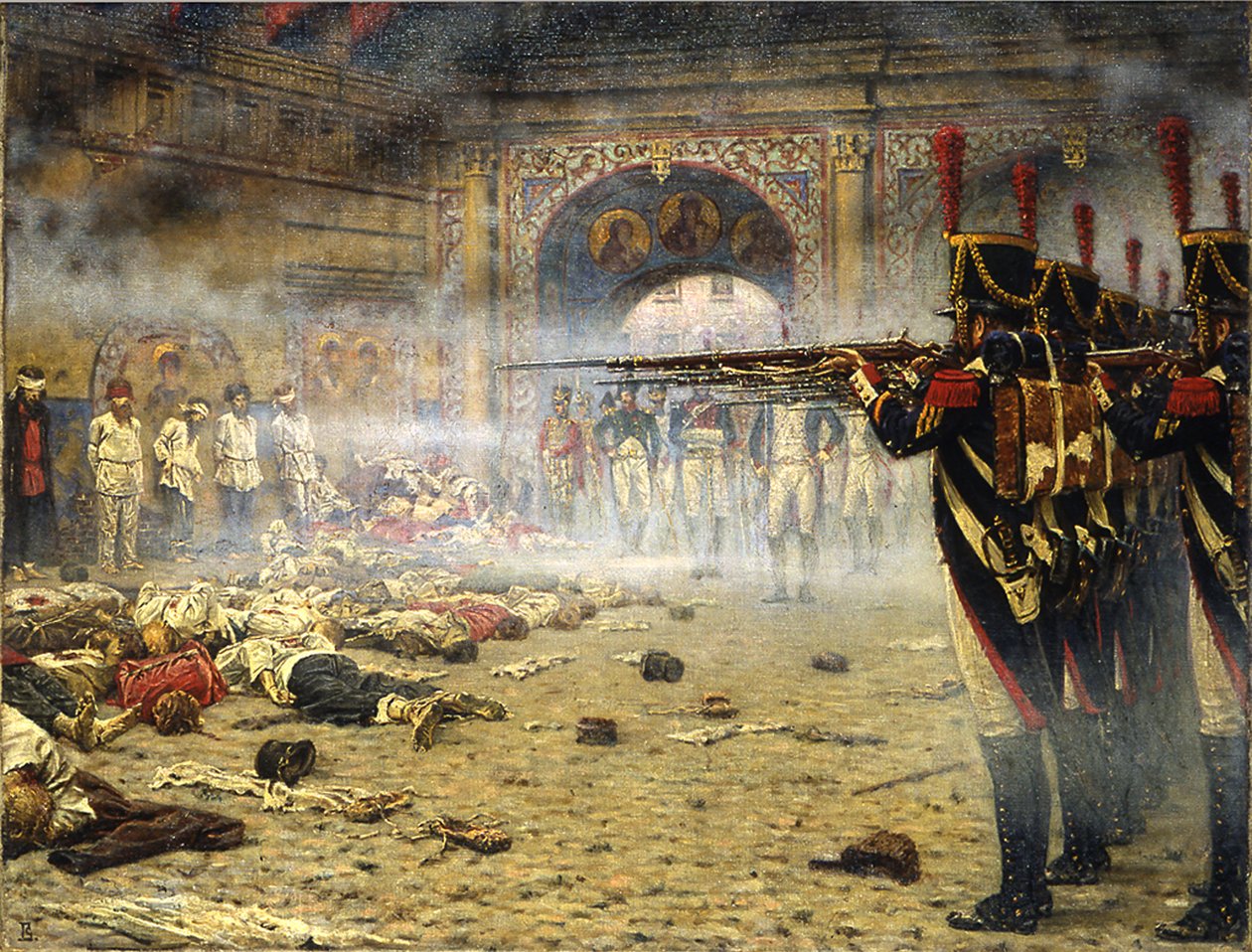 Os franceses em Moscou, 1897-1898 de Vasili Vasilievich Vereshchagin