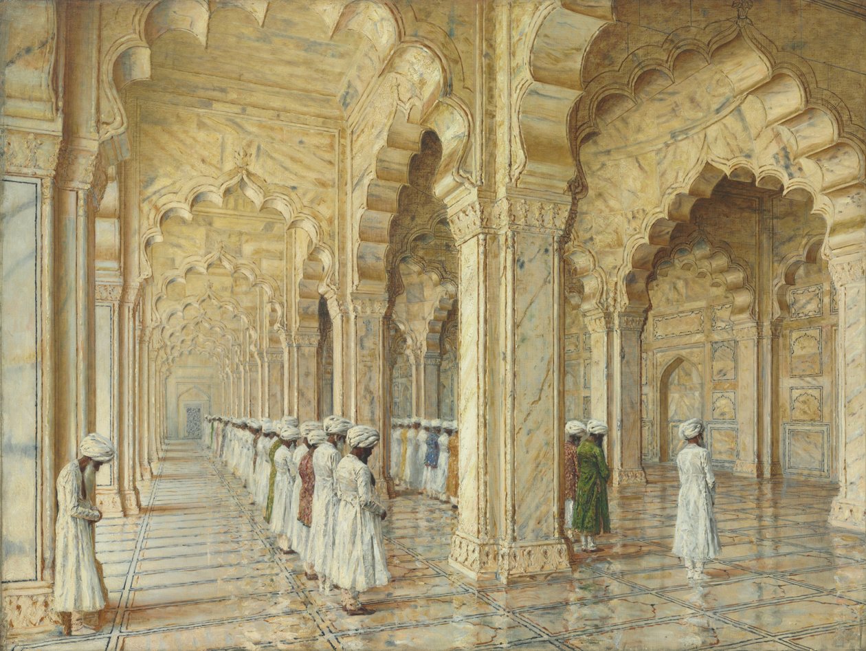 A Mesquita das Pérolas em Agra, final dos anos 1870 e início dos anos 1880 de Vasili Vasilievich Vereshchagin
