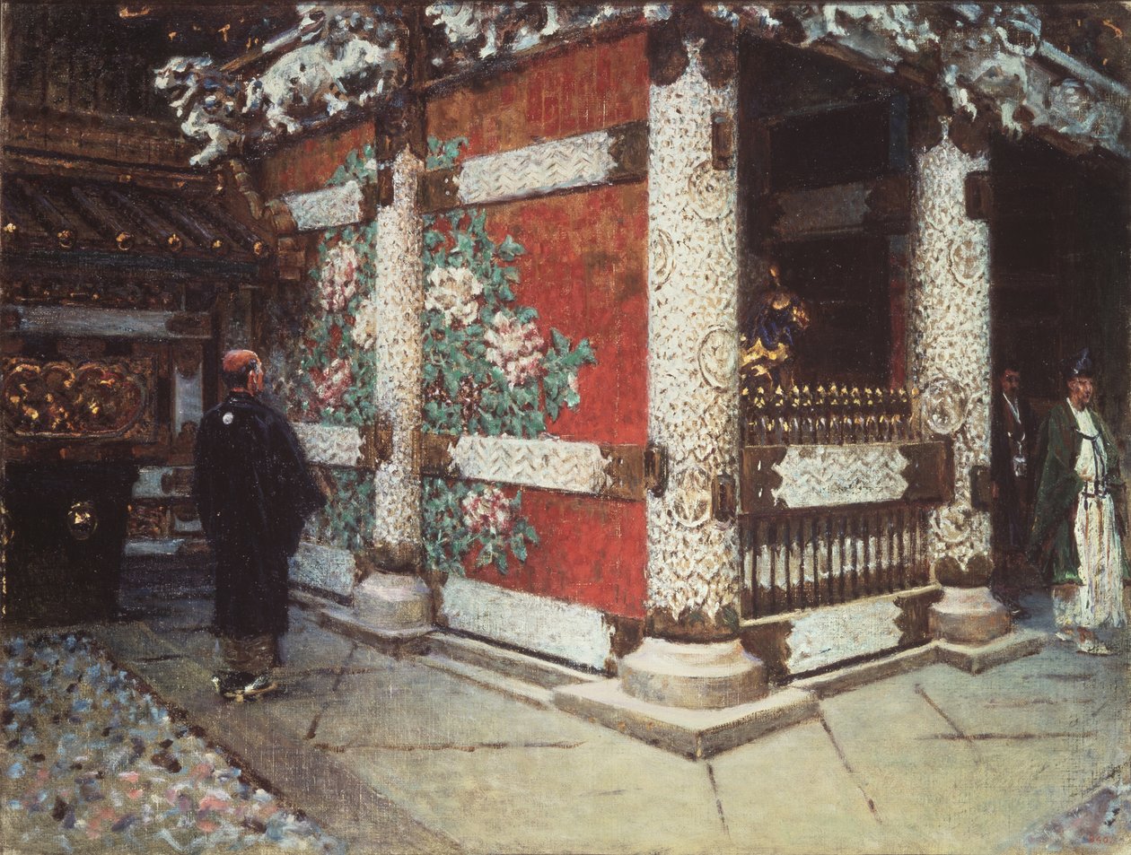 O santuário xintoísmo em Nikko, 1903 de Vasili Vasilievich Vereshchagin