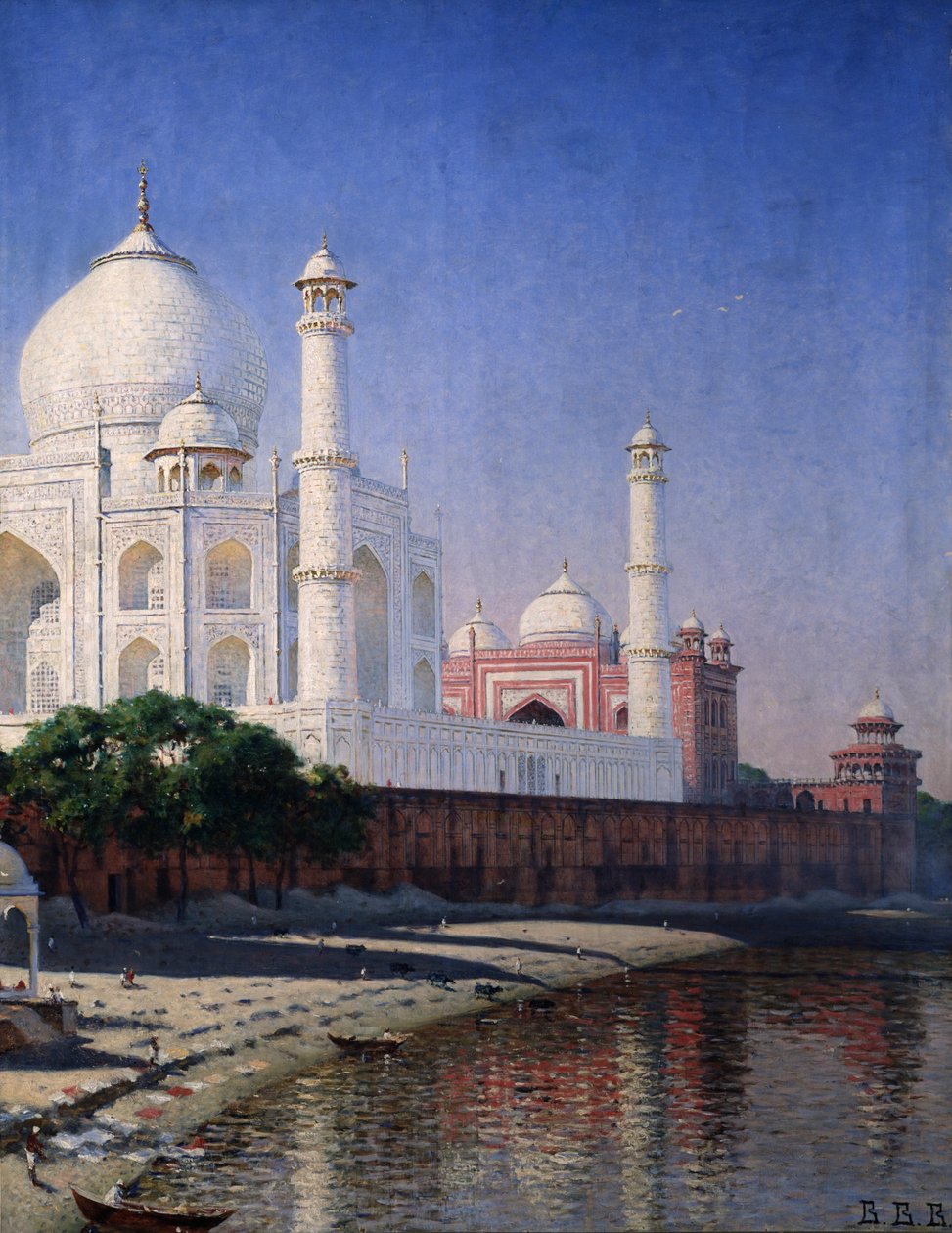 O Taj Mahal em Agra de Vasili Vasilievich Vereshchagin