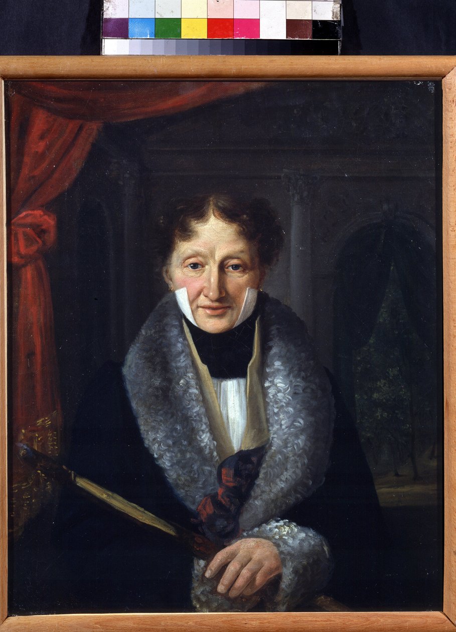 Retrato do mestre do ballet Charles Louis Didelot (1767-1837). Pintura de Vasili Venediktovich Baranov (1792-1836). Óleo sobre tela, 46,5 x 37,5 cm de Vasili Venediktovich Baranov