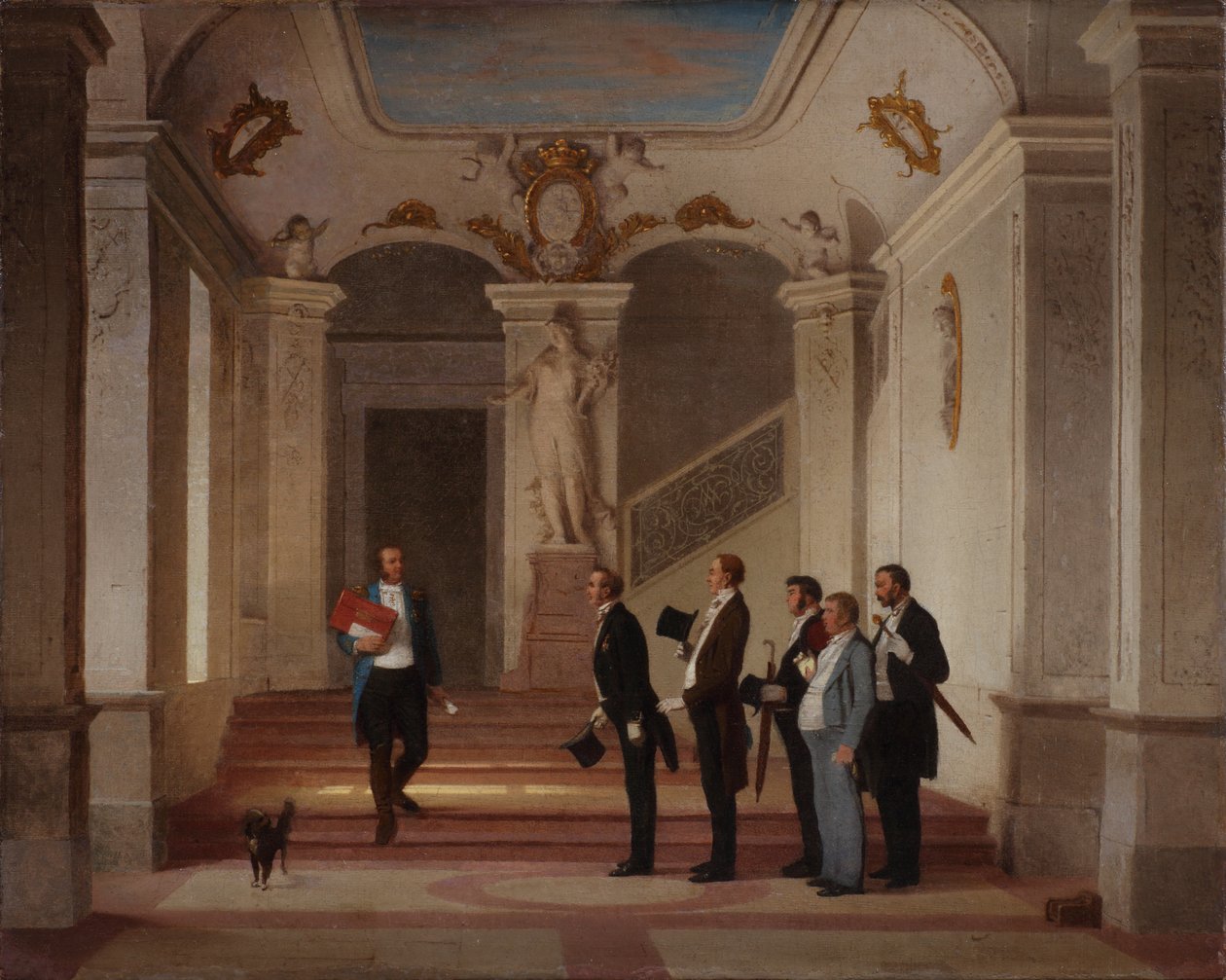 Em um departamento Aparência do chefe, década de 1860. de Vasili Vladimirovich Pukirev
