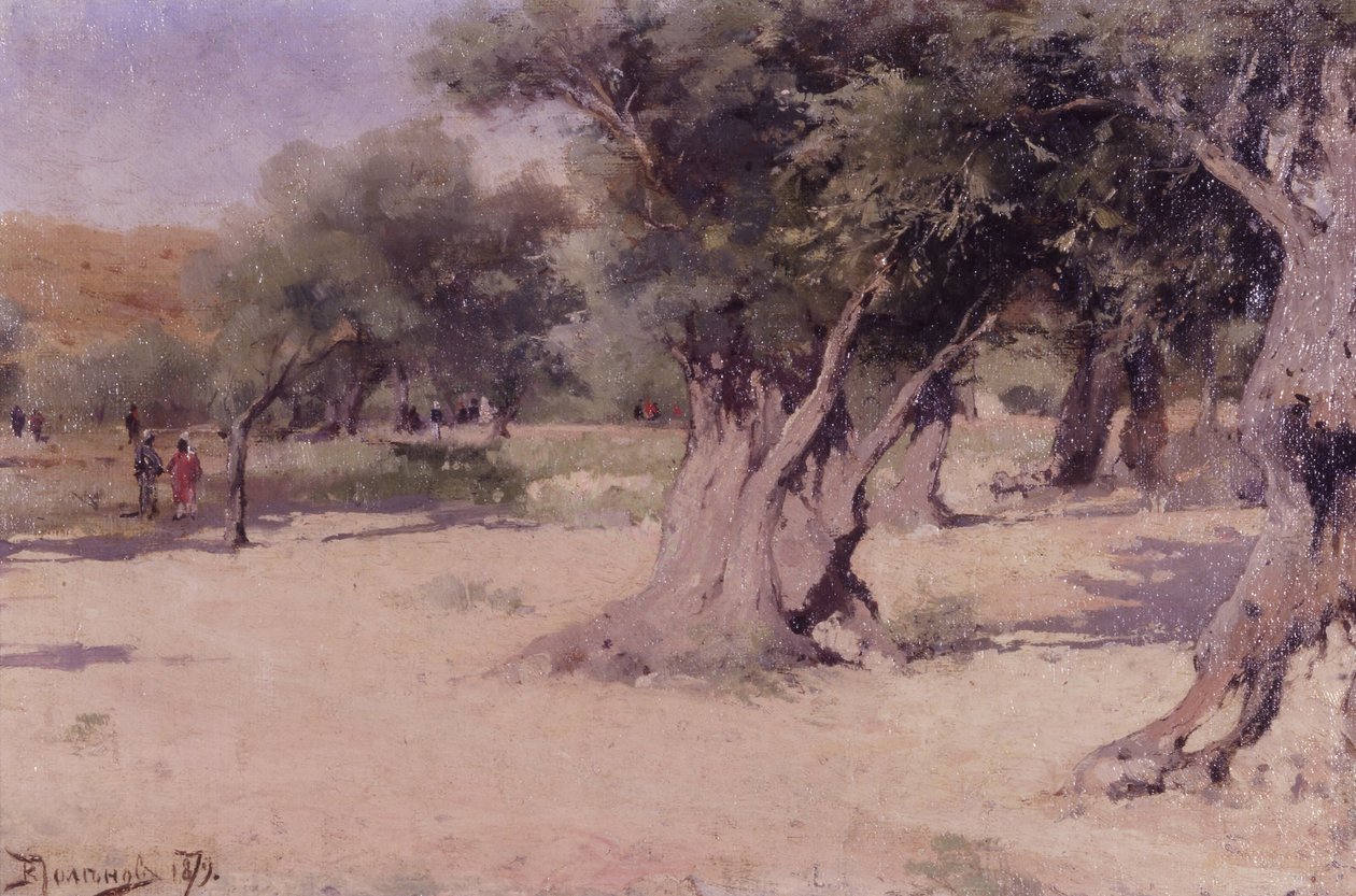 Oliveiras na Terra Santa de Vasilij Dmitrievich Polenov