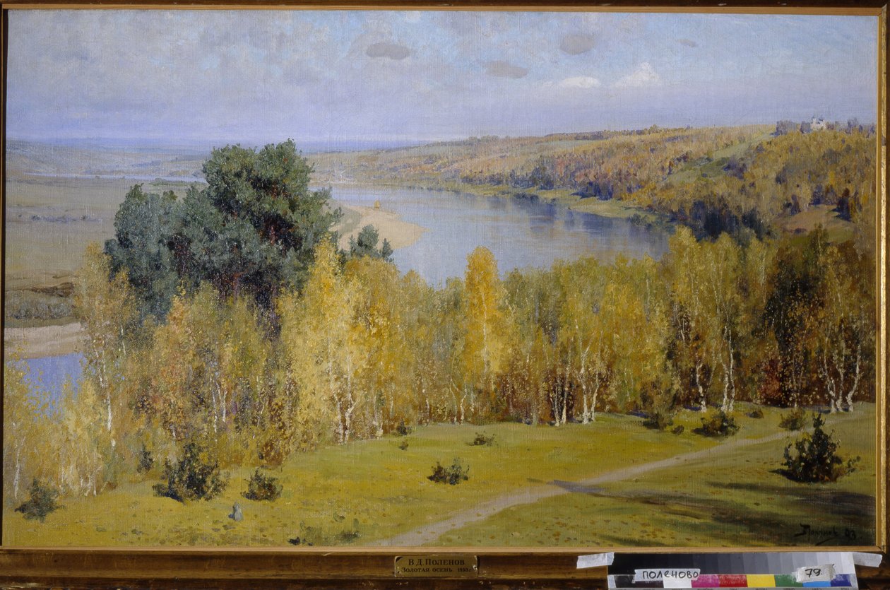 Outono dourado, 1893 de Vasilij Dmitrievich Polenov