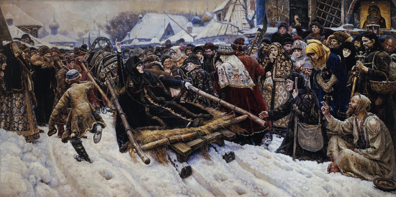 Boyarina morozova de Vasilij Ivanovic Surikov