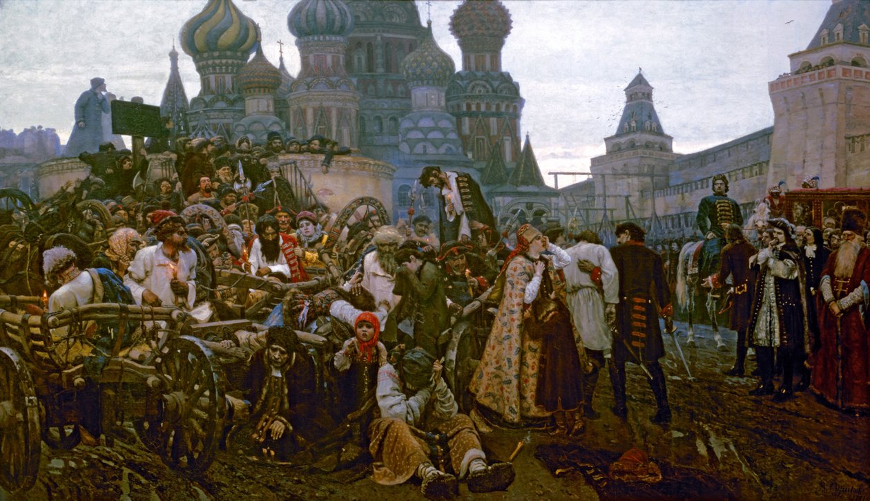 Manhã da Execução do Streltsy de Vasilij Ivanovic Surikov