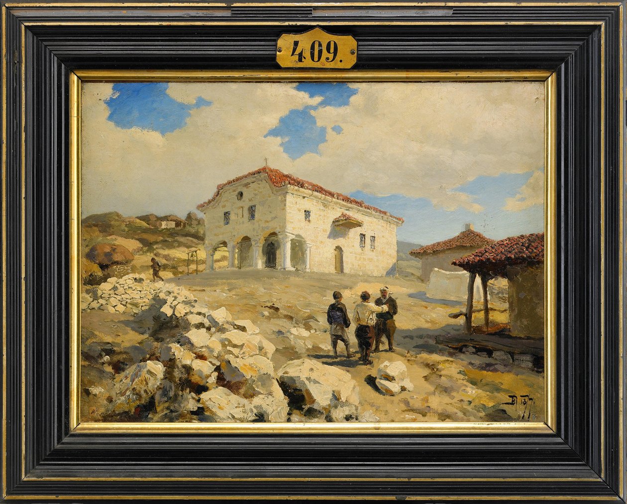 Uma igreja nos Balcãs, 1877 de Vasilij Dmitrievich Polenov