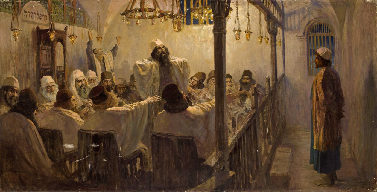 Ele é culpado de morte !, 1906 de Vasilij Dmitrievich Polenov