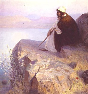 O Crepúsculo Melancólico (óleo sobre tela) de Vasilij Dmitrievich Polenov