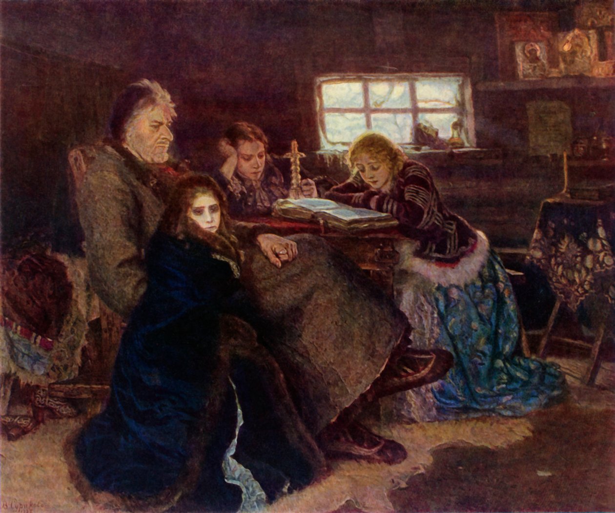 Menshikov em Berezovo, 1883, 1965. de Vasily Surikov