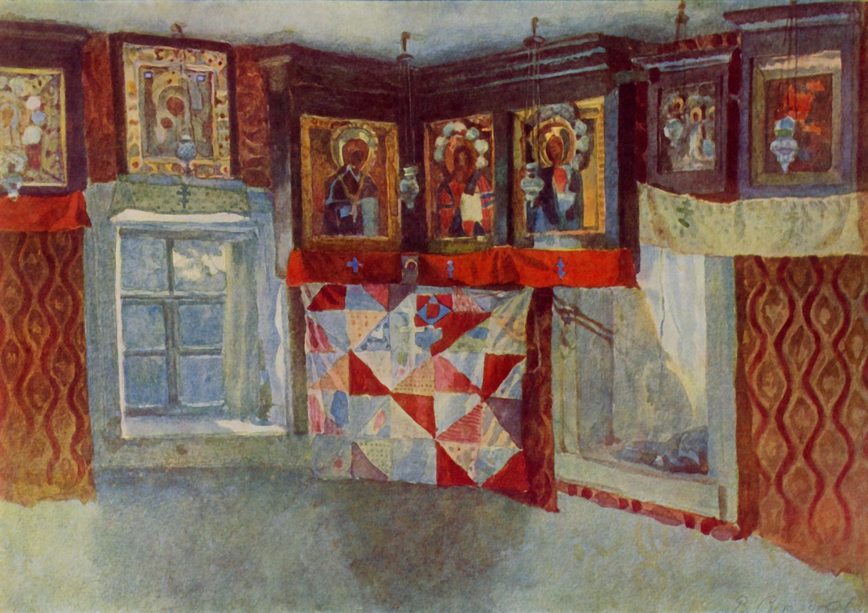 A capela da vila, 1880-1889, 1965. de Vasily Surikov
