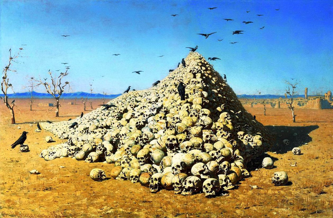 Apoteose da Guerra, 1871 de Vasily Vereshchagin