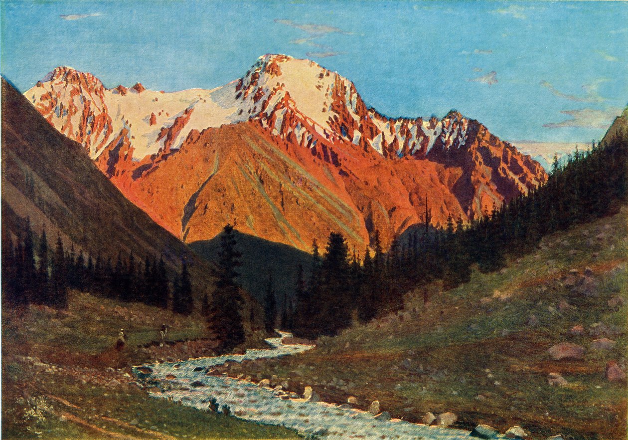 Cenário montanhoso, final do século XIX, 1965. de Vasily Vereshchagin