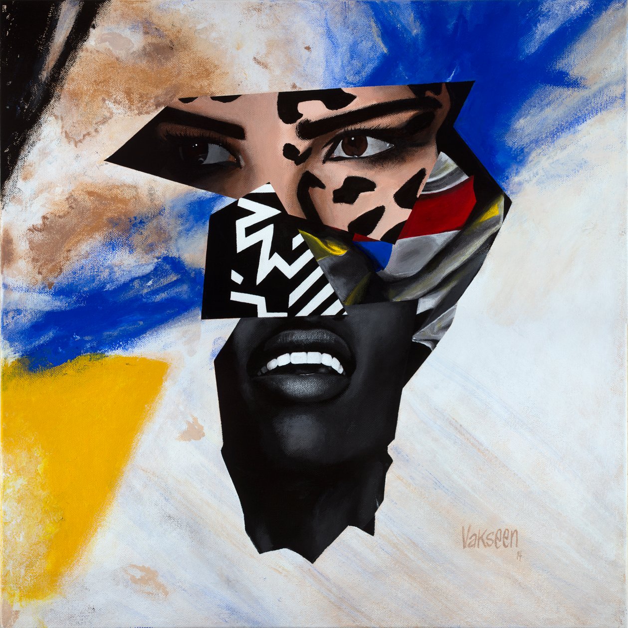 Sua Eminência Real, 2014 (Acrílico sobre tela) de Vaskeen Vaskeen