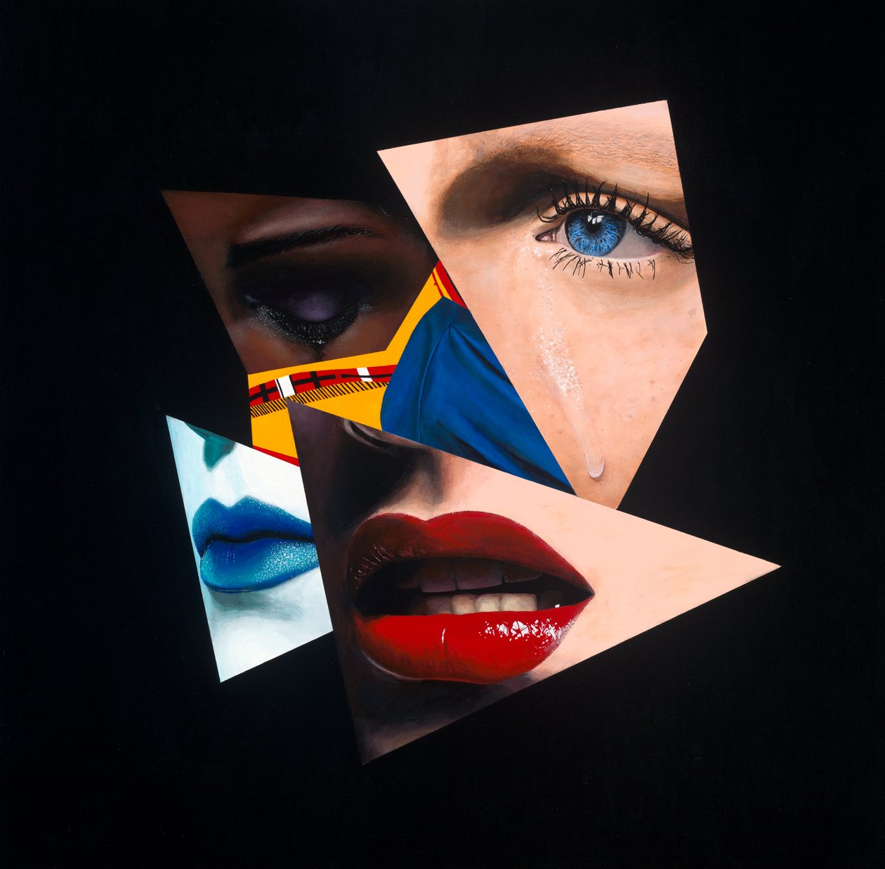 Invisible Me, 2015 (Acrílico sobre painel de madeira) de Vaskeen Vaskeen