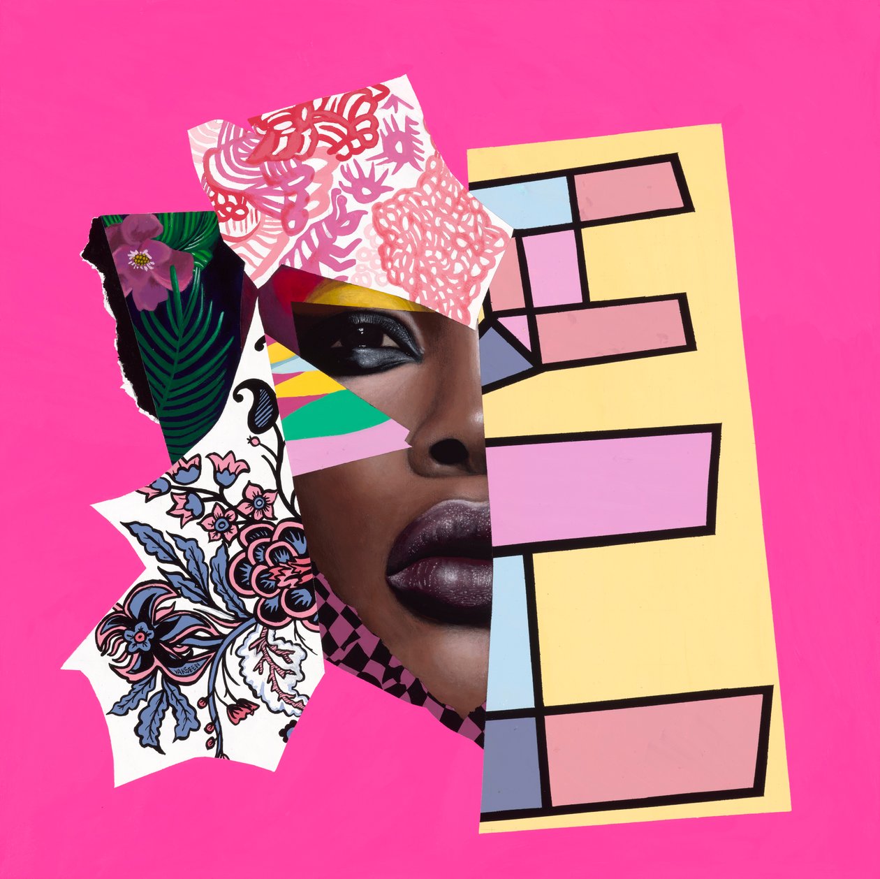 Novo Crescimento, 2019 (Acrílico sobre madeira) de Vaskeen Vaskeen