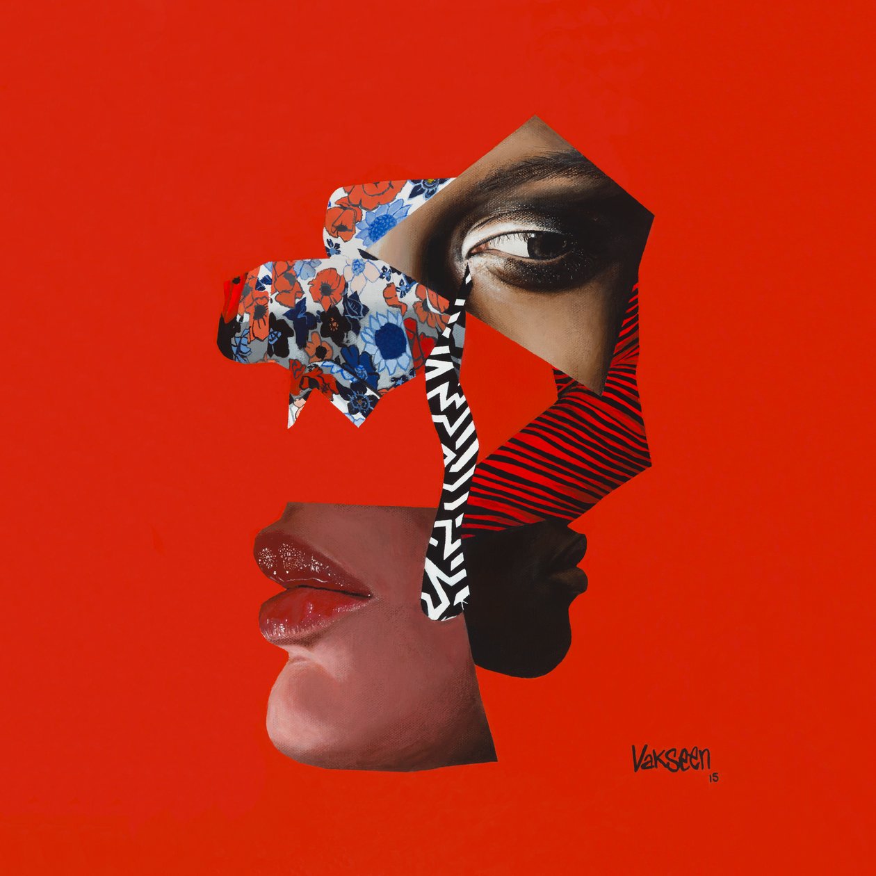 Ostrich Dreams, 2015 (Acrílico sobre tela) de Vaskeen Vaskeen
