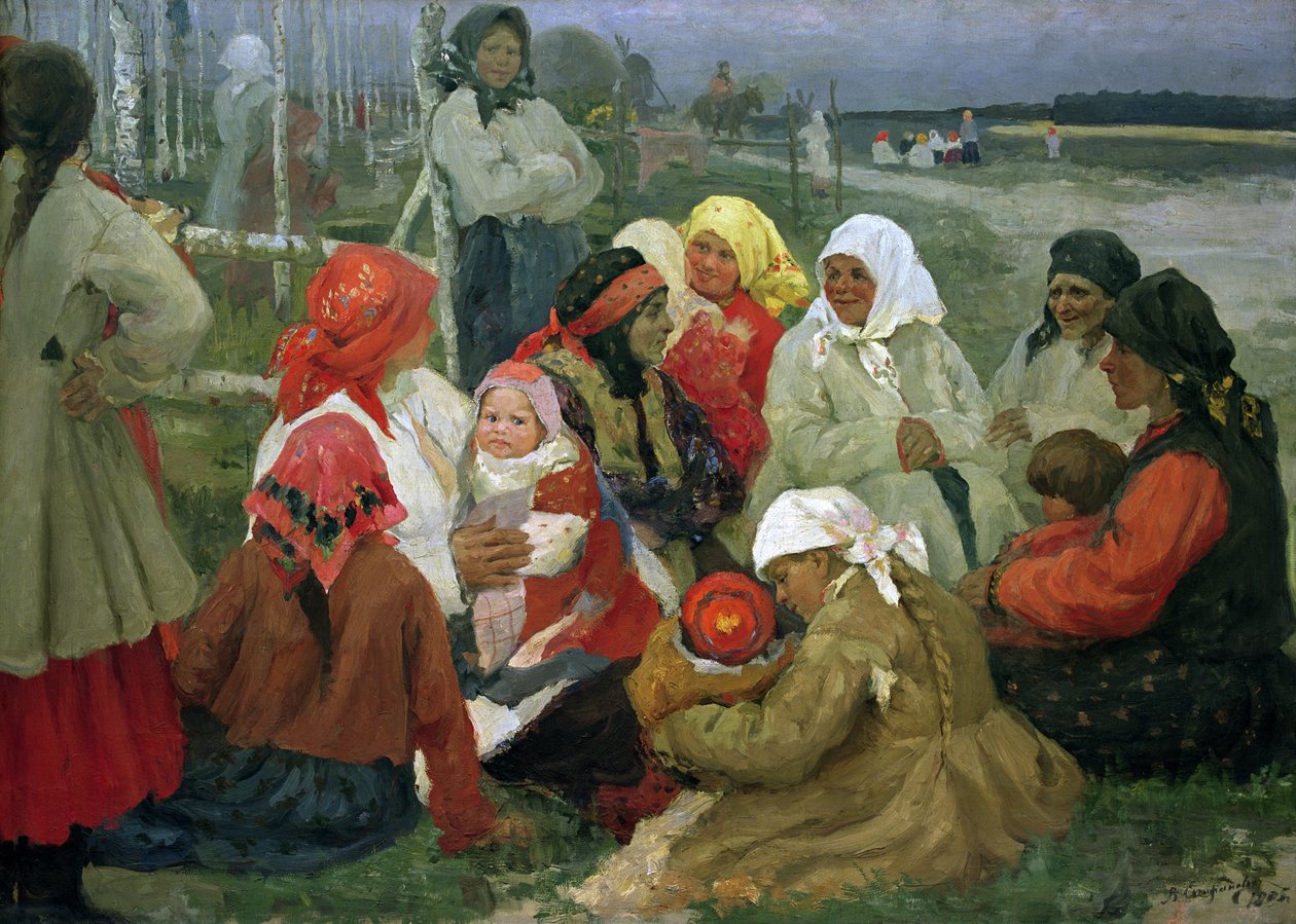 Mulheres Camponesas, 1905 de Vassa Epifanova