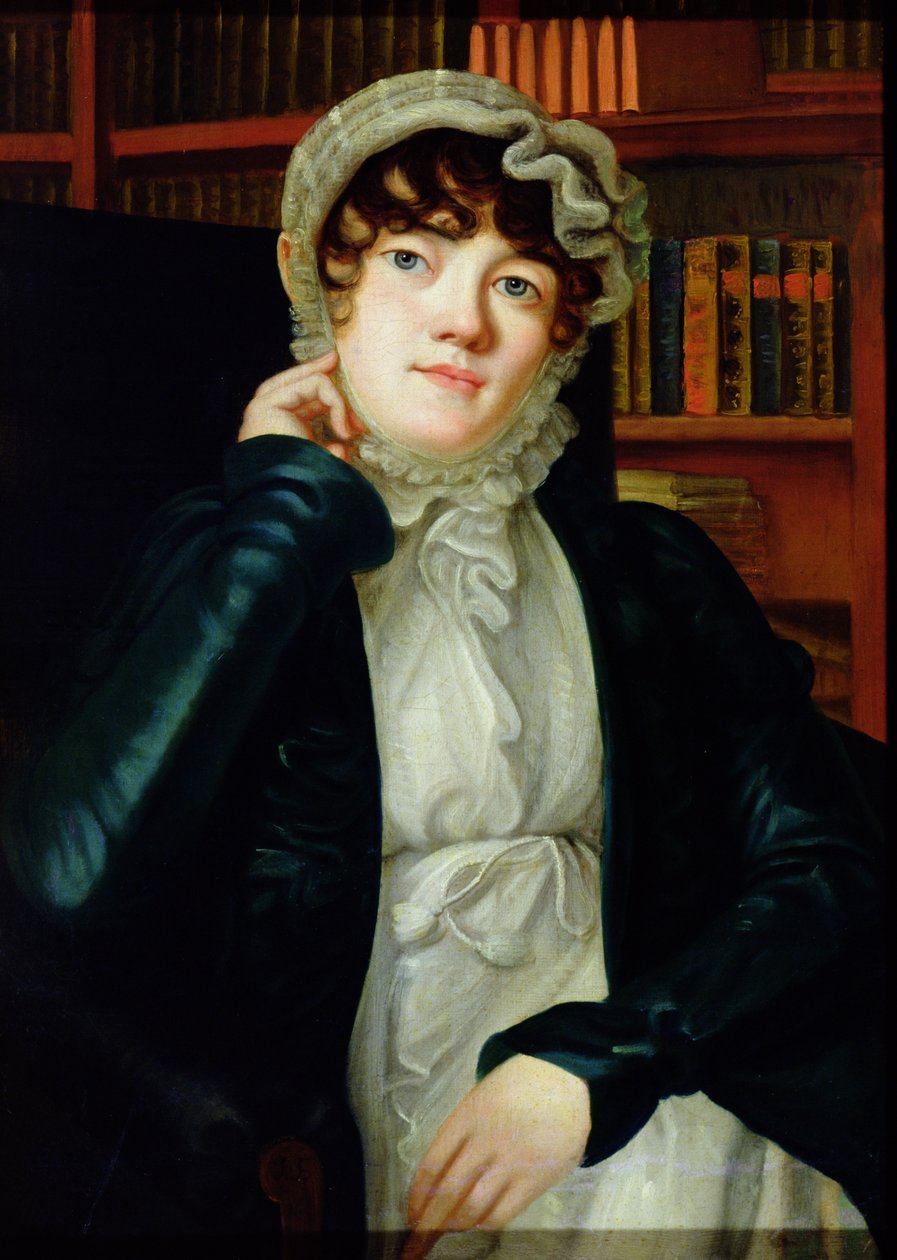 Retrato de Karolina Pavlova, c.1830 de Vassily Fyodorovich Binemann