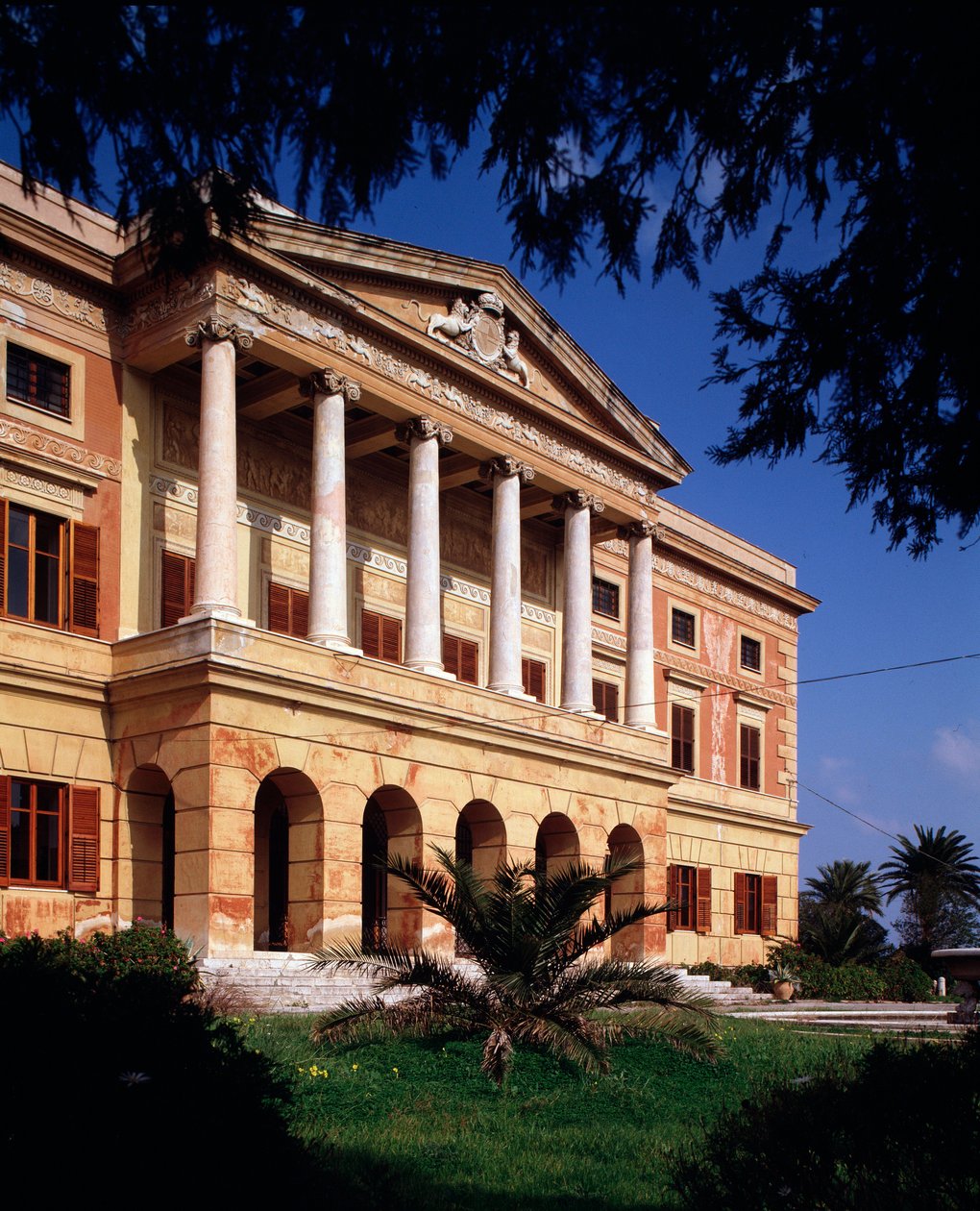 Vista da villa Belmonte, início do século XIX de Venanzio Marvuglia