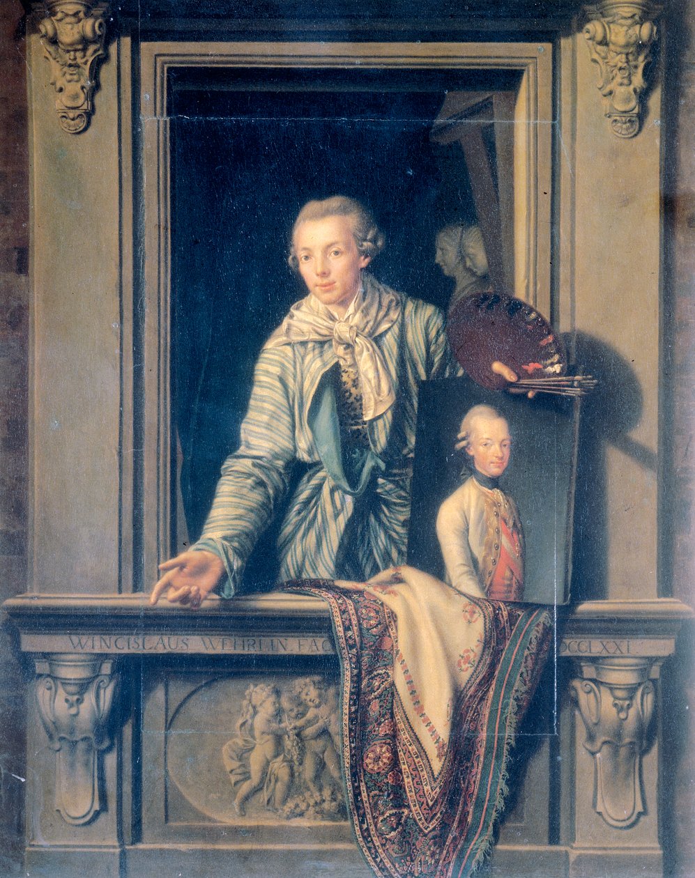 Auto-retrato de Venceslao Wehrlin de Venceslao Verlin
