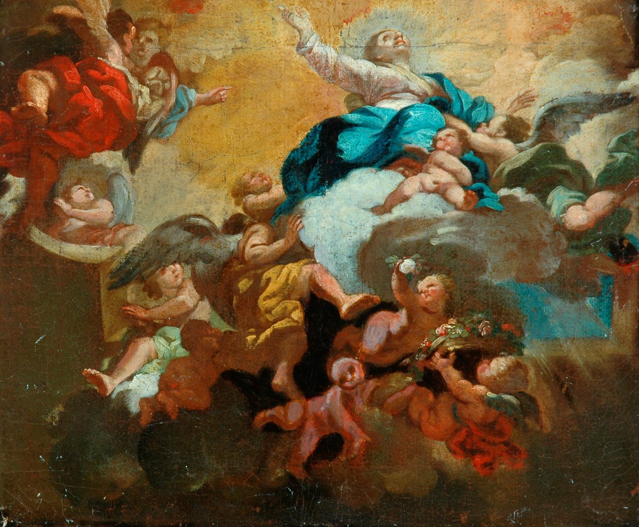 A Assunção da Virgem, 1650-99 de Venetian School