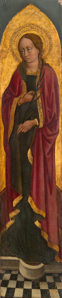 Santa Giustina de Pádua de um retábulo agostiniano de Venetian